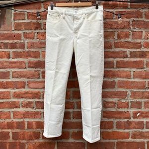 J. Crew Vintage Straight Cords (Size 28P) Ivory